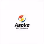 Colorful logo design for Asoka Bhuti Cakara, emphasizing vibrant local branding and community focus.