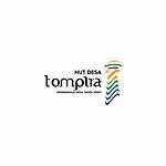 Colorful village infrastructure logo design for Tumpak village celebration.
