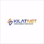 Modern logo design with vibrant colors for Kilatnet, emphasizing unlimited connectivity solutions.