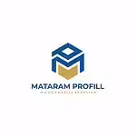 Modern logo design for Mataram Profill, a wood and profil supplier company.