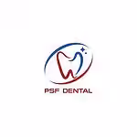 Elegant dental logo design with tooth icon and sparkling stars, ideal for dental clinics and oral health branding.