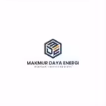 Stylish logo design for Makmur Daya Energi energy company with modern, geometric icon.
